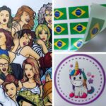 Imagem do filme DTF com arte aplicada