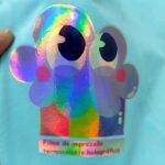 exemplo do uso do Filme de impressão termocolante holográfico