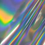 detalhe do efeito visual do filme de impressão termocolante holográfico