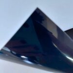 filme de recorte PU 3D alto relevo azul marinho