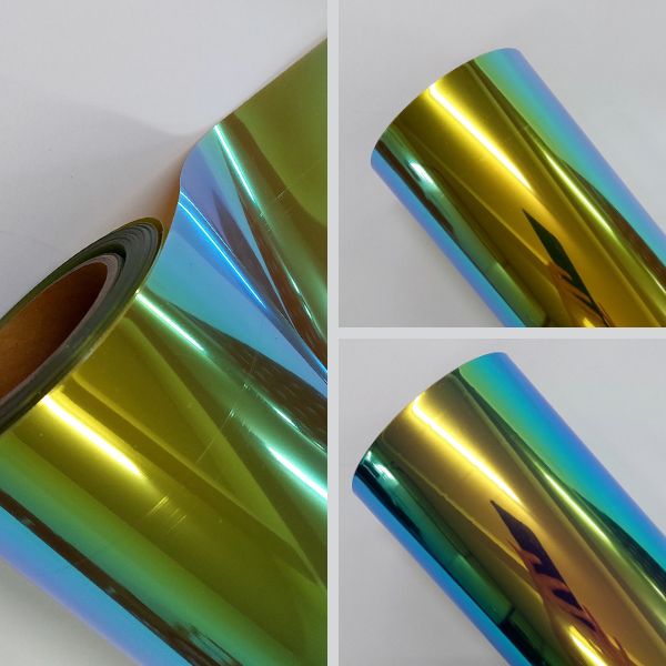 rolo do filme de recorte camaleão