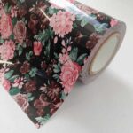 rolo meio aberto do Filme de recorte FLORAL