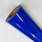 Detalhe do rolo de filme de recorte glitter lunar