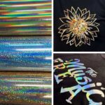 imagens com exemplos do uso do foil para tecido