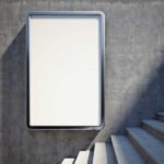 Lona backlight aplicada em painel