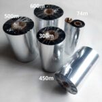 vários tamanhos de ribbon cera