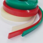 borrachas de poliuretano 25 x 5 mm perfil chanfrado