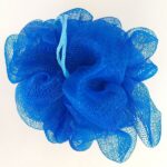 esponja de banho azul