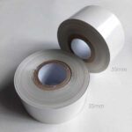 Rolos de ribbon hot stamping branco