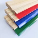 rodo de serigrafia de madeira